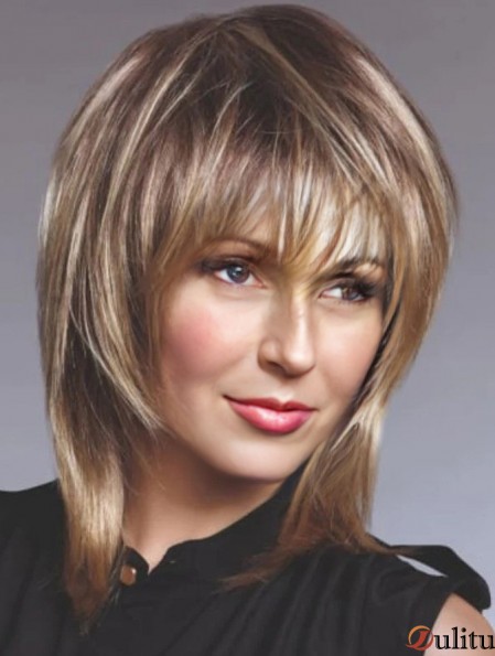 Bob style Straight synthétique 12 "sans capuchon perruque