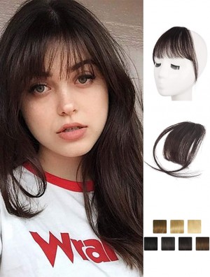 Clip franges cheveux humains 100% vrais cheveux franges clip de prise de cheveux français frange avec des favoris clip salivation franges vrais cheveux pour les femmes couleur naturelle