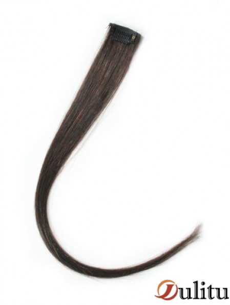 Agrafe droite moderne de cheveux de Remy de Brown dans des prolongements de cheveux