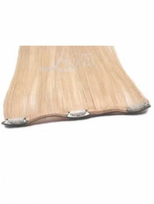 Pince à cheveux remy droite noire bon marché dans les extensions de cheveux
