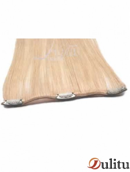 Pince à cheveux remy droite noire bon marché dans les extensions de cheveux