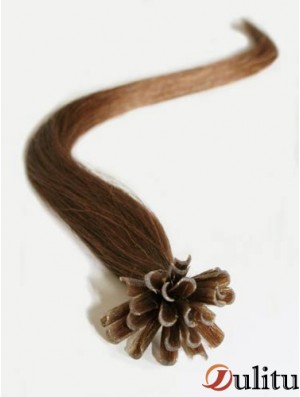 Extensions de cheveux Brown Straight Nail moins cher / U Tip