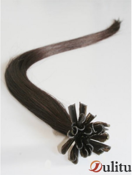 Rallonges de cheveux à pointe droite en forme d'ongle / U