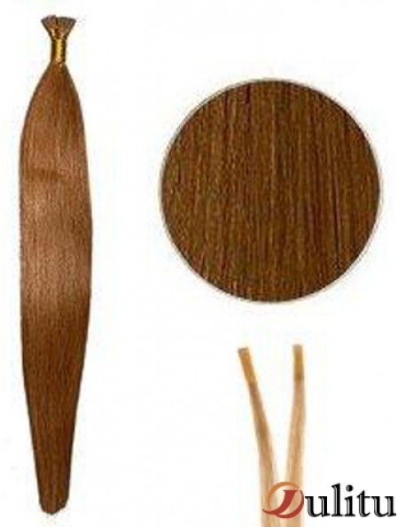 Auburn Straight Stick / I Tip Hair Extensions