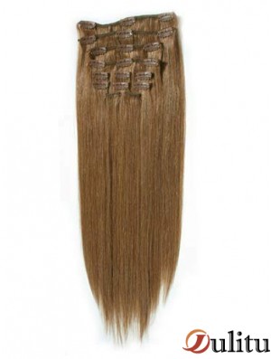 Pince à cheveux blonde remy droite à la mode dans les extensions de cheveux