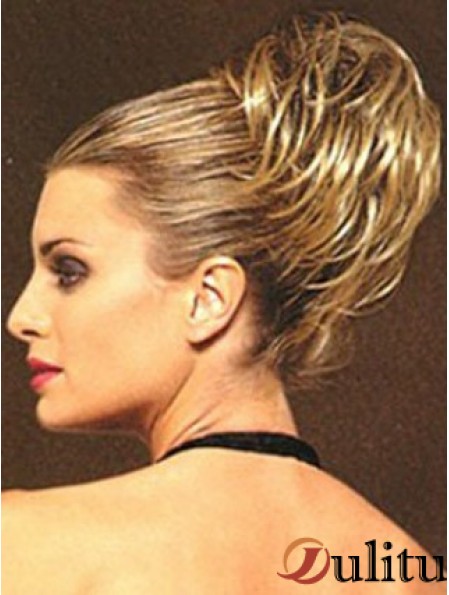 Clip sur les postiches UK Style droit Longueur courte Couleur blonde