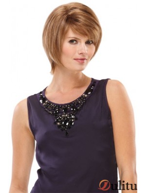 Bobs Short Auburn Straight No-Fuss Petite Perruques
