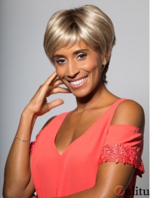 Les meilleures perruques afro-américaines courtes et droites blondes