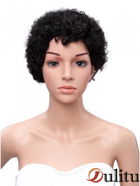 Perruques en dentelle noire de 8 pouces pour les femmes noires