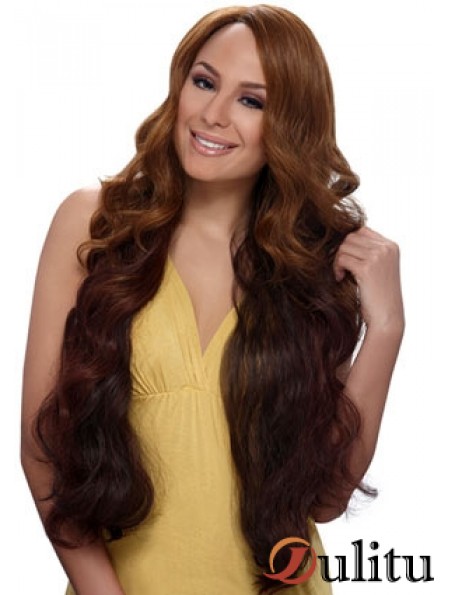 Acheter des perruques afro-américaines en ligne avec un style ondulé de couleur Auburn synthétique