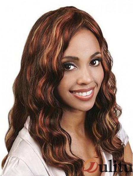 Long Auburn sans frange Wavy Best Full Lace Wigs