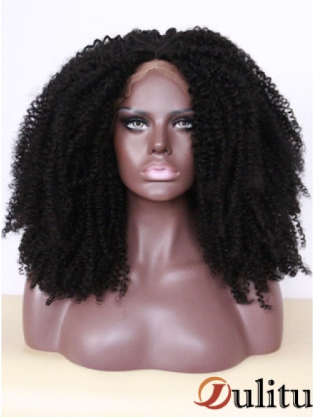 Perruques avant en dentelle noire de 18 pouces pour les femmes noires