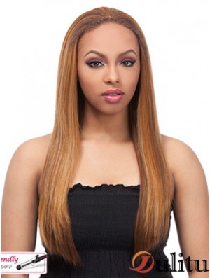 22 pouces Blonde Lace Front Wigs pour les femmes noires