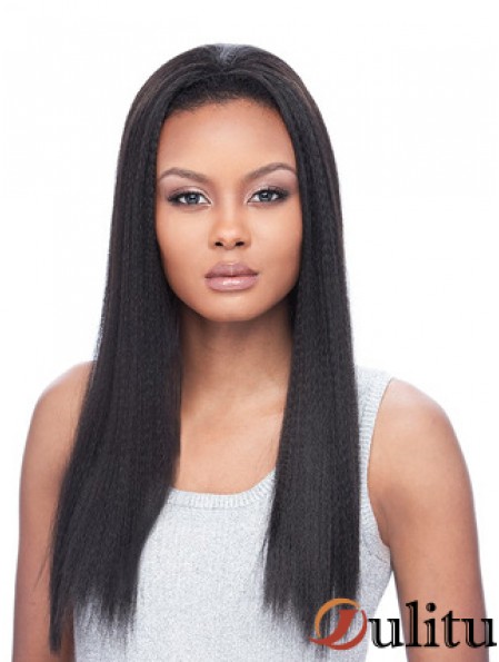 Perruques avant en dentelle noire de 20 pouces pour les femmes noires
