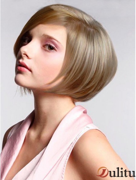 Lace Front Chin Longueur Straight Blonde Best Bob Perruques