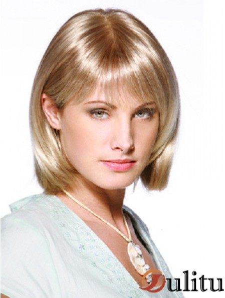 Lace Front Chin Longueur Straight Blonde Fabulous Bob Perruques