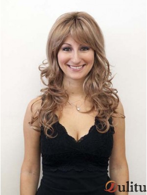 Wavy Layered Long Blonde New Lace Front Perruques