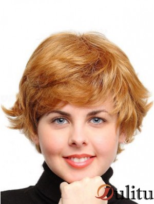 Cheveux synthétiques pleine tête les moins chers au Royaume-Uni avec couleur capless Auburn