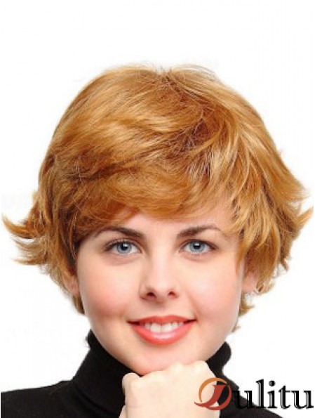 Cheveux synthétiques pleine tête les moins chers au Royaume-Uni avec couleur capless Auburn
