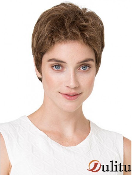 Perruques courtes ondulées blondes les moins chères de 6  inch