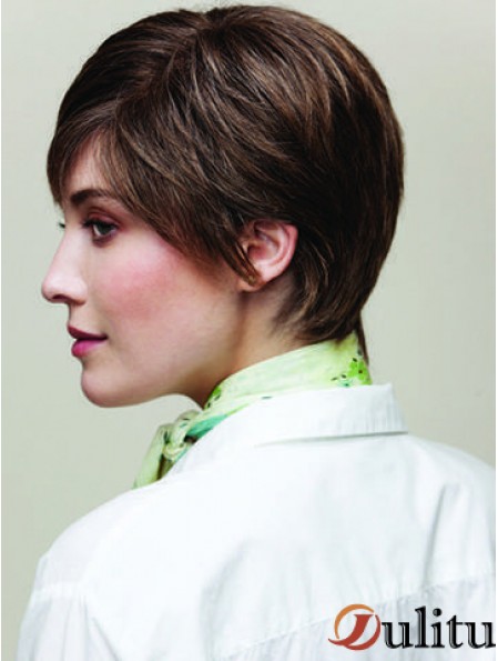 Boycuts droits 8  inchperruques courtes et durables