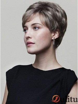 Boycuts droits 6  inchperruques courtes pratiques