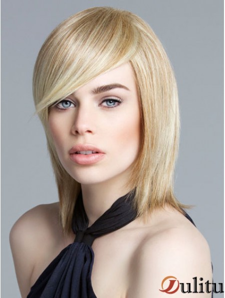 Lace Front Chin Longueur Straight Blonde New Bob Perruques