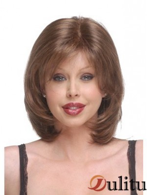 Capless menton longueur droite Auburn Discount Bob perruques