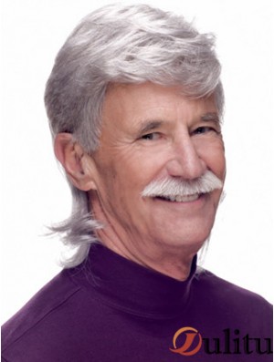 Lacr Front synthétique 8  inchcourt droit monofilament Toupee