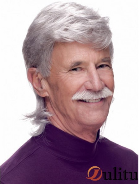 Lacr Front synthétique 8  inchcourt droit monofilament Toupee
