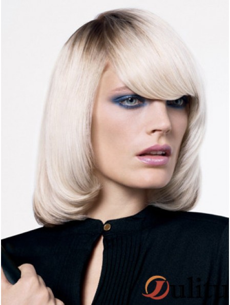 Lace Front Bobs Chin Longueur Ondulée 12  inchOmbre / 2 Tone Perruques De Mode Adaptées