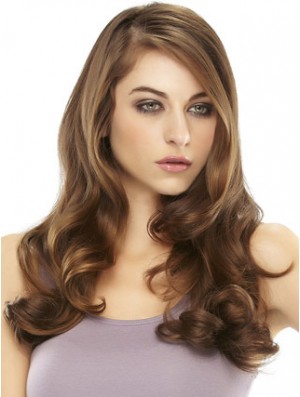 Auburn Wavy Long Hair Falls & Half pas cher