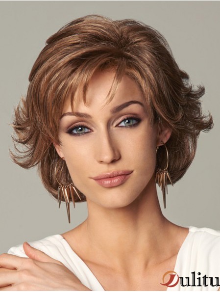 Boutiques ondulées synthétiques blondes confortables en ligne