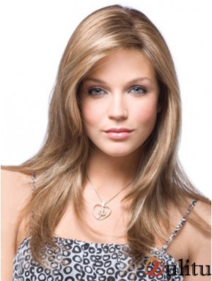 Acheter Perruques en ligne UK Blonde Long Straight Capless