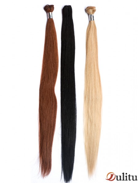 Extensions de trame de coiffures Auburn de cheveux humains remy droits