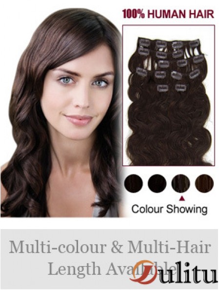 Le meilleur pince à cheveux ondulée brune remy dans les extensions de cheveux
