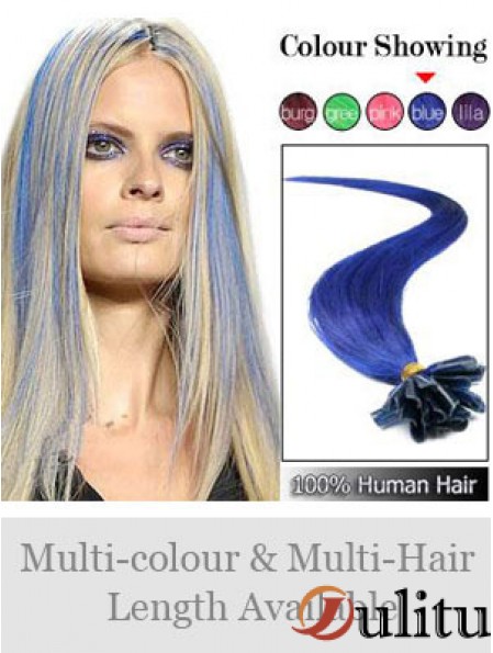 Rallonges de cheveux élégantes droites noires