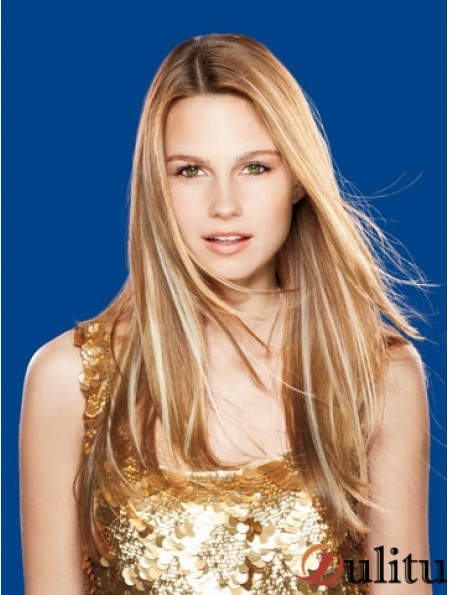 Prolongements droits de trame de cheveux bruns droits Remy