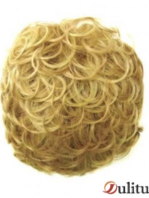 Incroyable pince synthétique bouclée blonde en postiches